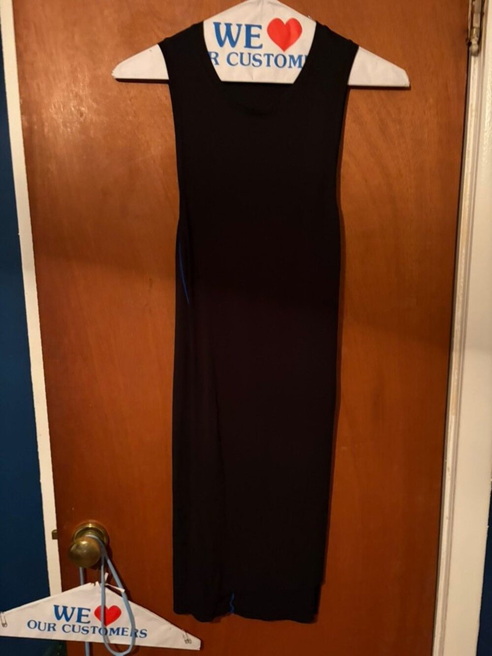 T by ALEXANDER WANG BLACK BODYCON DRESS